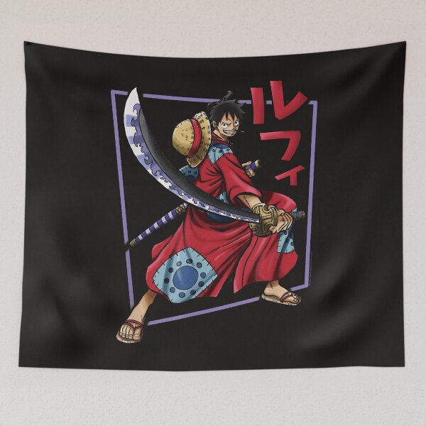 Item preview, Anime Luffy Wano Costume Illustration designed and sold by SamCardenas66.