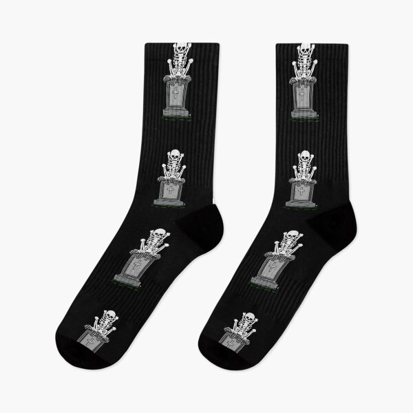 Item preview, Skeletons Grave - Black Background  designed and sold by The Abysmall.