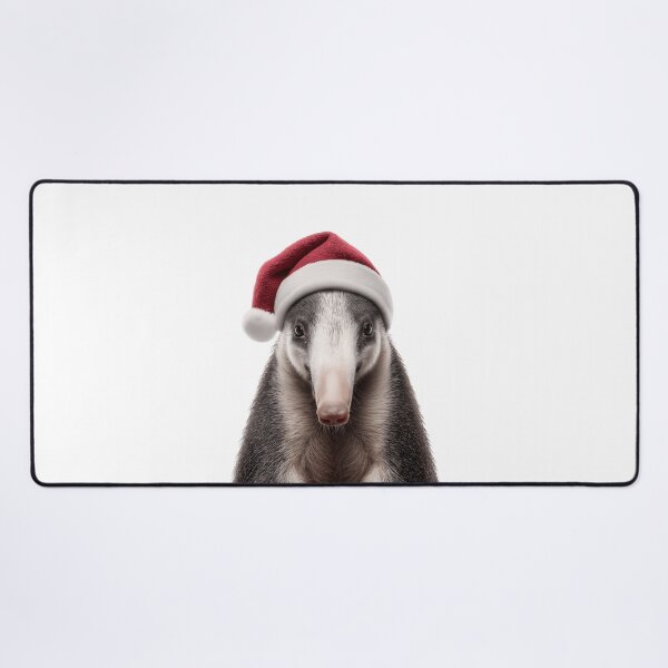 Item preview, Anteater with Christmas Hat – Festive Anteater Xmas Design designed and sold by LazyOwlStore.