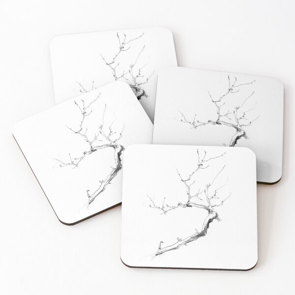 Item preview, Delicate Minimalist Tree Branch designed and sold by SleekLineSketches.