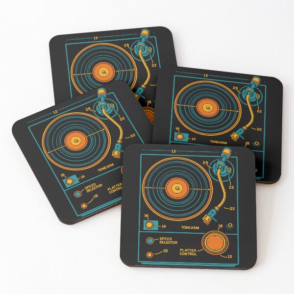 Item preview, Retro Vinyl Record Player Tonearm Music Lovers designed and sold by LuminOrb.