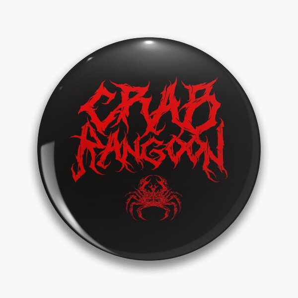 Item preview,  Crab Rangoon Funny Chinese Food Heavy Metal Band Goth Cursed designed and sold by SamCardenas66.