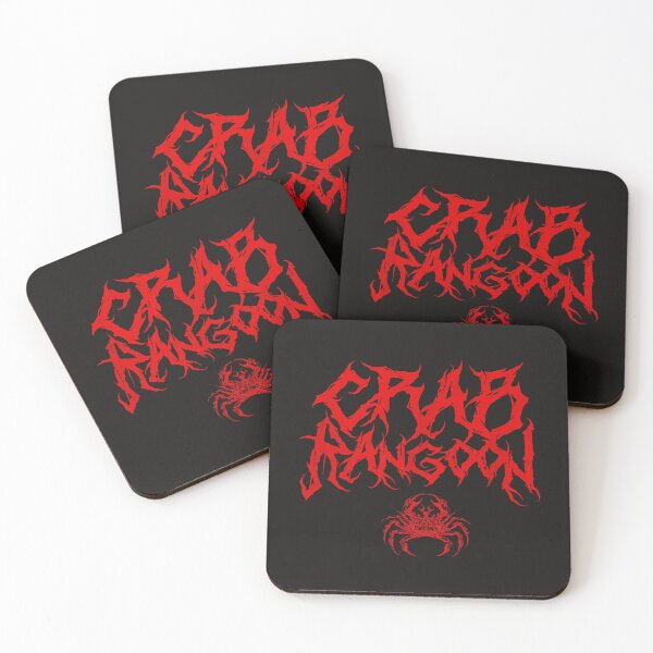 Item preview,  Crab Rangoon Funny Chinese Food Heavy Metal Band Goth Cursed designed and sold by SamCardenas66.