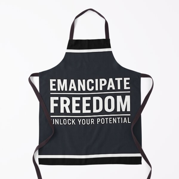 Item preview, Emancipate Freedom – Unlock Your Potential Motivational Quote Typography designed and sold by Zeraels.