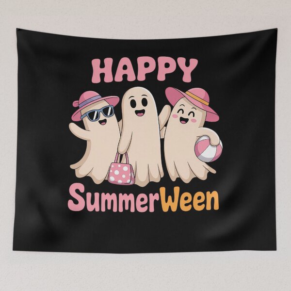 Item preview,   Happy Summerween Summer Halloween Costumes Ghost Lovers designed and sold by JulienAureo.
