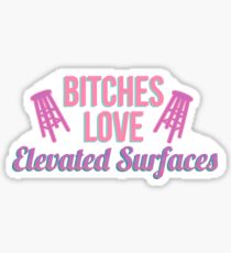 elevated surfaces Sticker