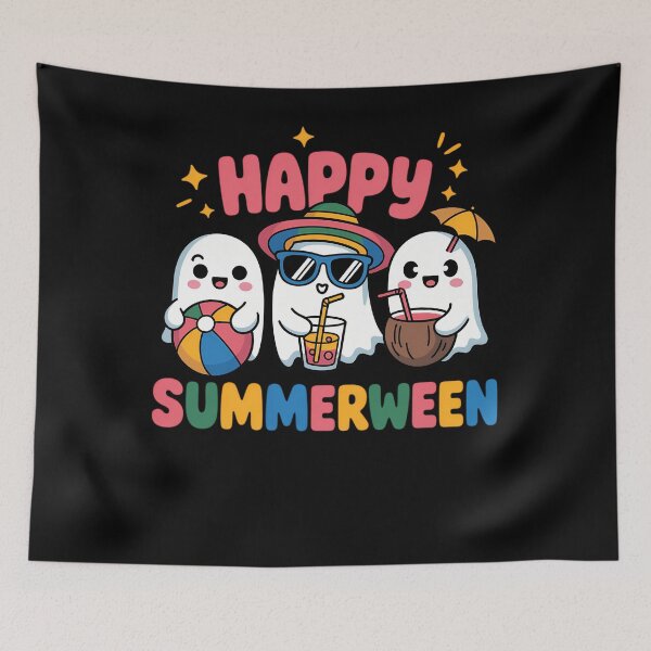 Item preview,  Happy Summerween Summer Halloween Ghost designed and sold by JulienAureo.