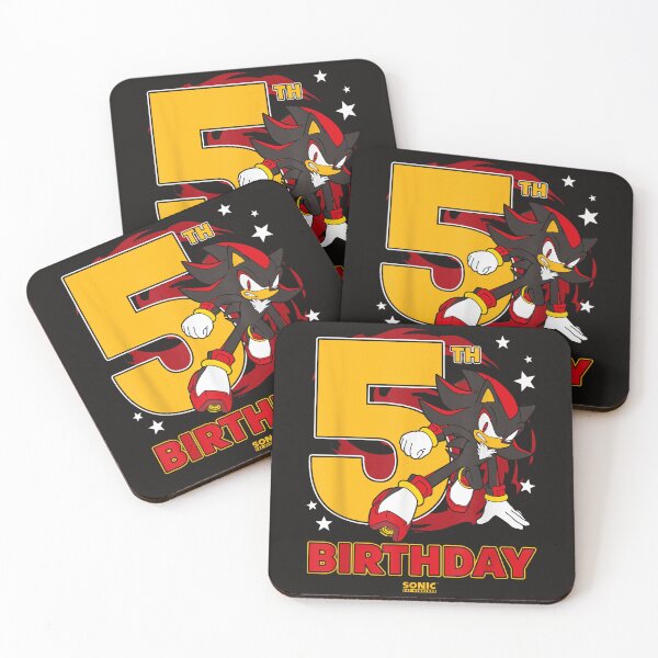Item preview, Sonic The Hedgehog 5Th Birthday Epic Shadow Big Chest Logo  designed and sold by SamCardenas66.
