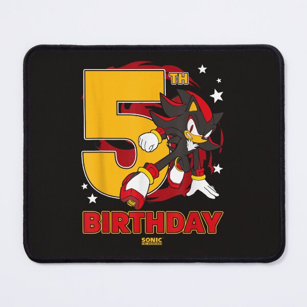 Item preview, Sonic The Hedgehog 5Th Birthday Epic Shadow Big Chest Logo  designed and sold by SamCardenas66.