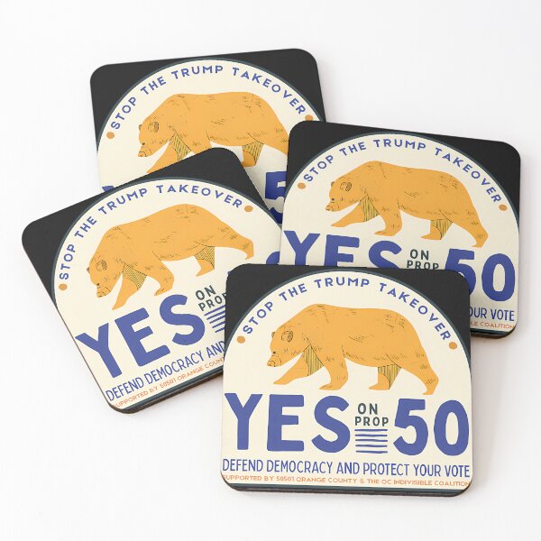 Item preview,  Golden Bear - Yes On Prop 50 designed and sold by DanykauBuque.