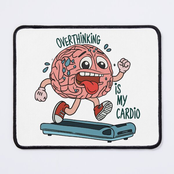 Item preview, Overthinking Is My Cardio designed and sold by ArtsieArt.