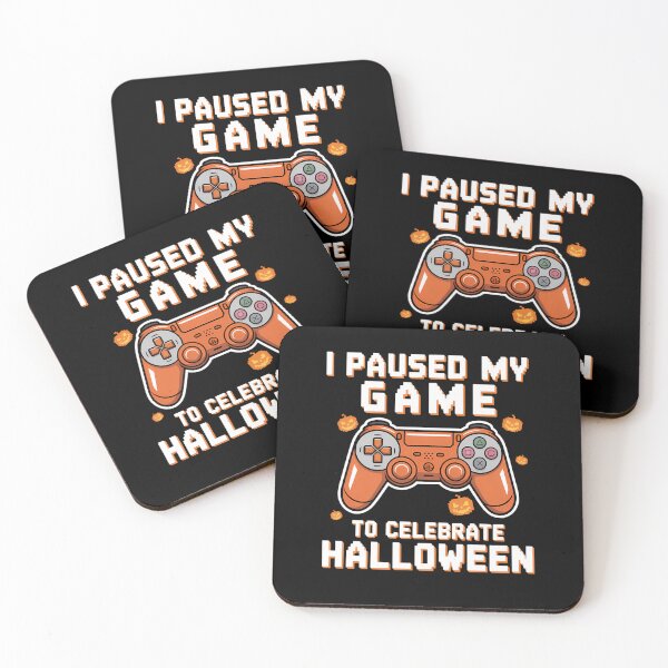 Item preview,  I Paused My Game To Celebrate Halloween Funny Video Gamer designed and sold by JulienAureo.