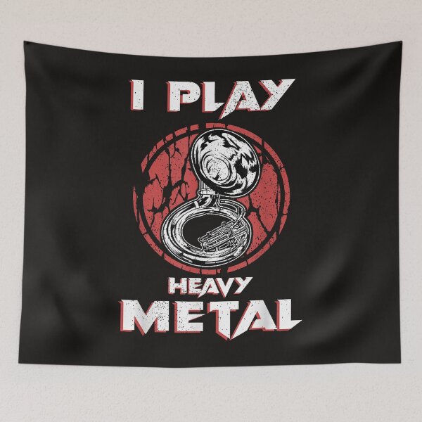 Item preview, Sousaphone Play Heavy Metal Marching Band designed and sold by SamCardenas66.