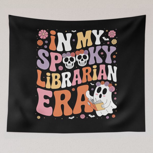 Item preview,   In My Spooky School Librarian Era Groovy Ghost Halloween designed and sold by JulienAureo.