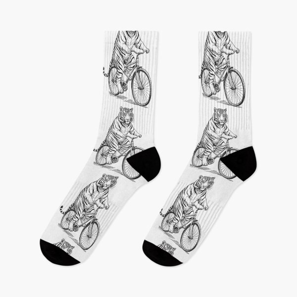 Item preview, Cycling Bicycle Tiger Cat Vintage Cyclist Funny Biker Animal designed and sold by GrandeDuc.