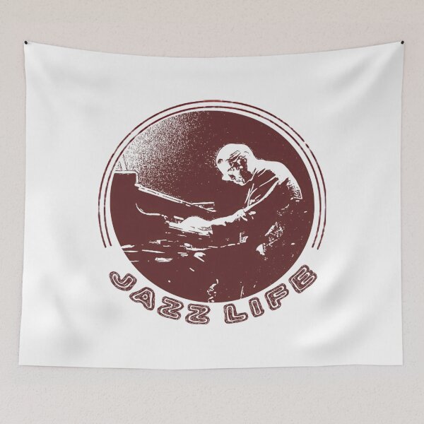 Item preview, Man Music Music Vintage Retro Pianist Jazz Song 70s designed and sold by Gooeys-Trendy.