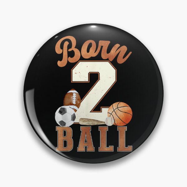 Item preview, Born 2 Ball 2nd Birthday Sports 2 Year Old Boy Second Bday designed and sold by wardpowerslamon.