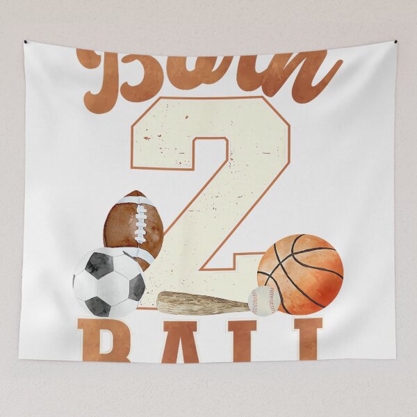 Item preview, Born 2 Ball 2nd Birthday Sports 2 Year Old Boy Second Bday designed and sold by wardpowerslamon.