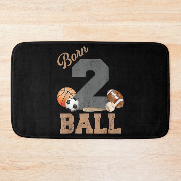 Item preview, Born 2 Ball 2nd Birthday Sports 2 Year Old Boy Second Bday designed and sold by wardpowerslamon.