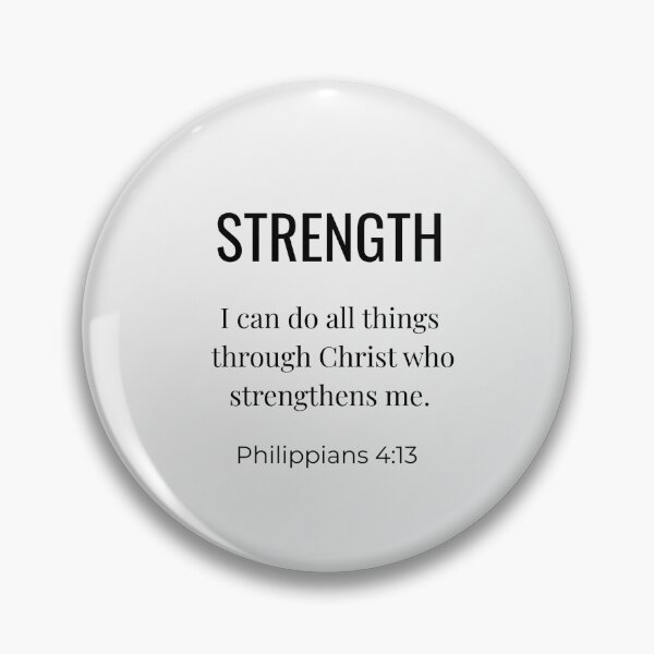Item preview, Strength - Christian Scripture Triptych Wall Art - Part 1/3 designed and sold by Dwordsdaily.