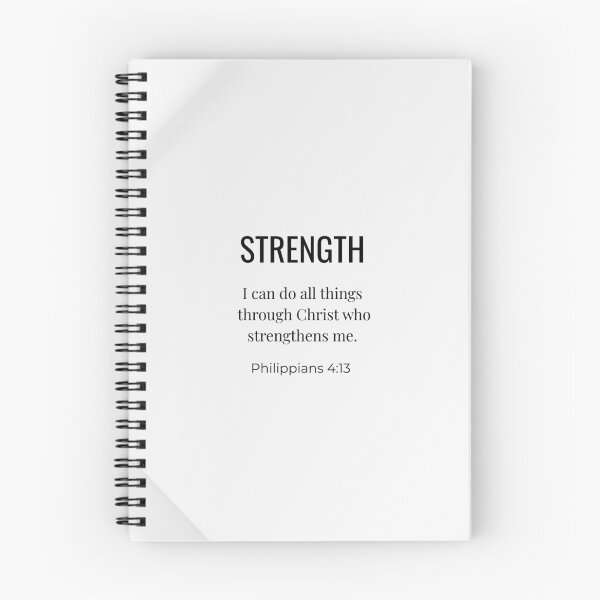 Item preview, Strength - Christian Scripture Triptych Wall Art - Part 1/3 designed and sold by Dwordsdaily.