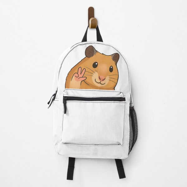Aperçu de l'œuvre Peace Out Hamster – Conception d'animal mème drôle créée et vendue par Trendy Art.
