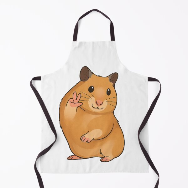 Aperçu de l'œuvre Peace Out Hamster – Conception d'animal mème drôle créée et vendue par Trendy Art.