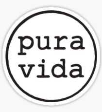 Pura Vida Sticker Sticker