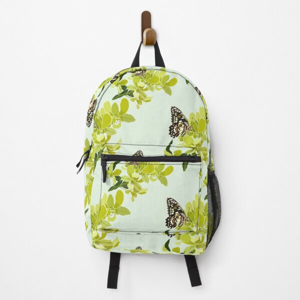 Item preview, Butterfly and Orchid Floral Transparent Pattern designed and sold by MNX.