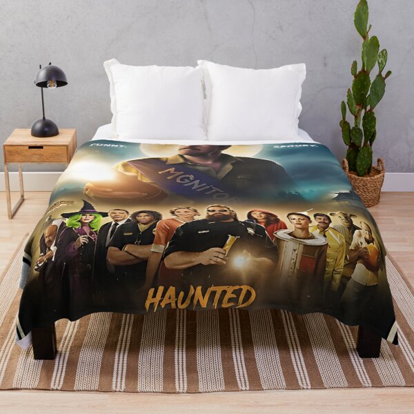 Item preview, Haunted Harvest Hootenanny – Funny Spooky Halloween Retro Poster Design designed and sold by Rassrus.