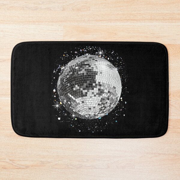 Item preview, Black and White Disco Ball Club Retro designed and sold by wardpowerslamon.