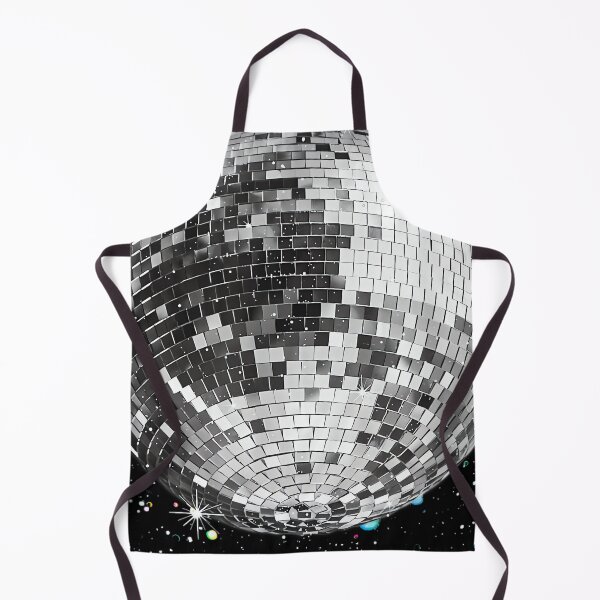 Item preview, Black and White Disco Ball Club Retro designed and sold by wardpowerslamon.