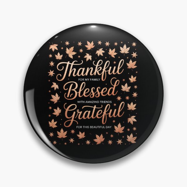 Item preview,  Thankful Blessed Grateful Thanksgiving Family designed and sold by tabdejinti.