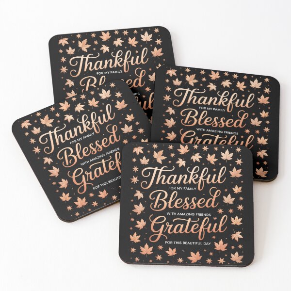 Item preview,  Thankful Blessed Grateful Thanksgiving Family designed and sold by tabdejinti.