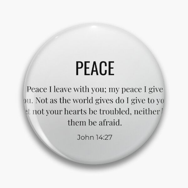 Item preview, Peace - Christian Scripture Triptych Wall Art - Part 3/3 designed and sold by Dwordsdaily.