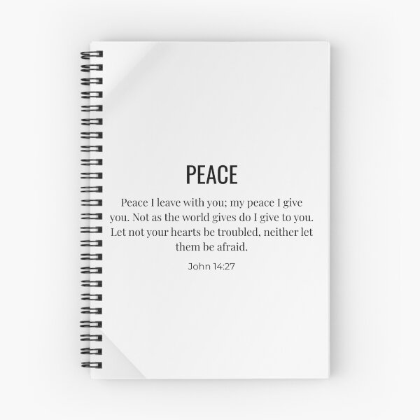 Item preview, Peace - Christian Scripture Triptych Wall Art - Part 3/3 designed and sold by Dwordsdaily.
