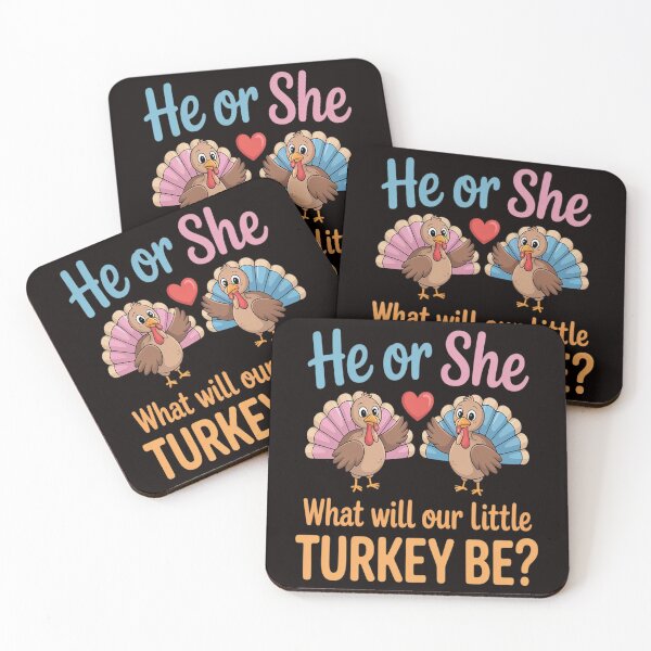 Item preview, He Or She What Will Our Little Turkey Be Thanksgiving designed and sold by VladoZork.