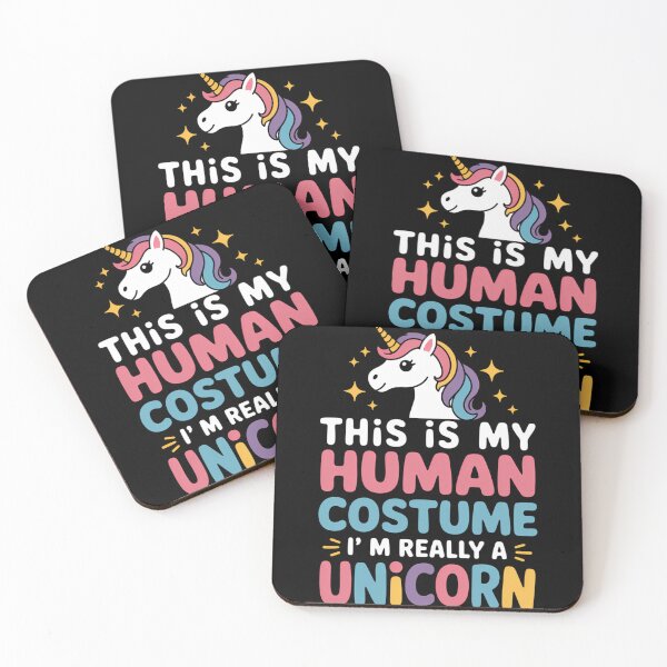 Item preview,  This Is My Human Costume I'm Really A Unicorn Halloween designed and sold by tabdejinti.
