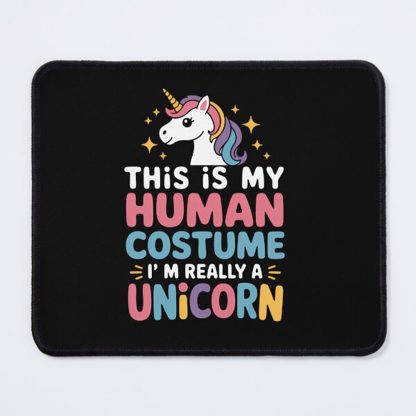 Item preview, This Is My Human Costume I'm Really A Unicorn Halloween designed and sold by tabdejinti.