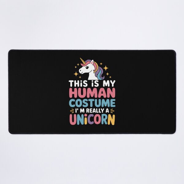 Item preview, This Is My Human Costume I'm Really A Unicorn Halloween designed and sold by tabdejinti.