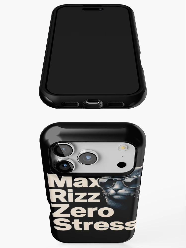 Thumbnail 3 of 4, iPhone Case, Max Rizz Zero Stress designed and sold by Raluk.