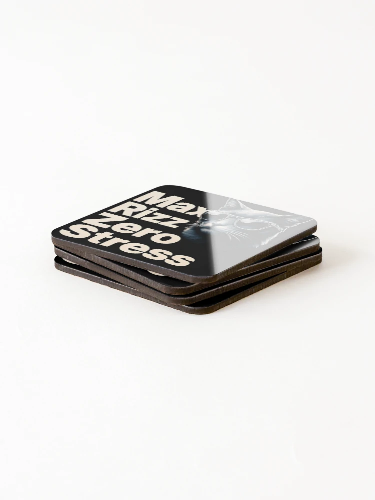 Thumbnail 4 of 5, Coasters (Set of 4), Max Rizz Zero Stress designed and sold by Raluk.