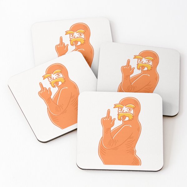 Item preview, Ashby The-Lorax Middle Finger Hand Drawing designed and sold by BETTYDURANa.
