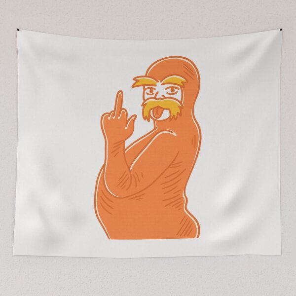 Item preview, Ashby The-Lorax Middle Finger Hand Drawing designed and sold by BETTYDURANa.