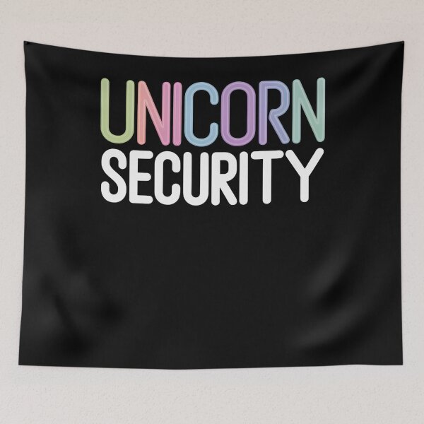 Item preview,   Unicorn Security Dad Mom Sis Brother Halloween designed and sold by tabdejinti.