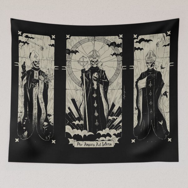 Item preview, Primo - Secondo - Terzo stained glass triptych designed and sold by hop3isaprison.
