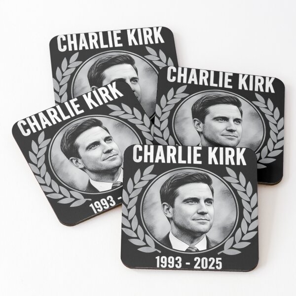 Item preview, Charlie Kirk Memorial Tribute Art designed and sold by KelleyWSchwartz.