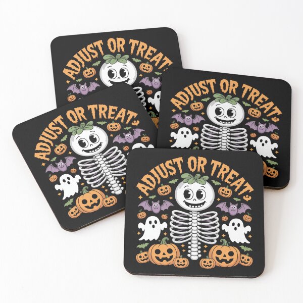 Item preview, Adjust or Treat Funny Osteopathy Halloween designed and sold by osteopath shop.