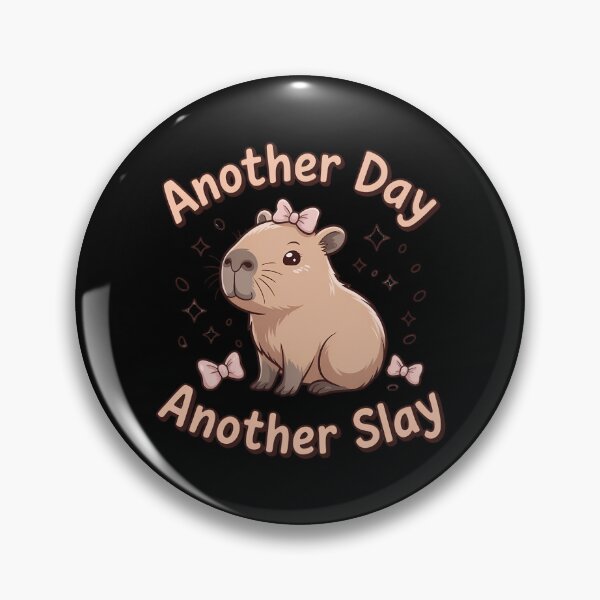 Item preview, Another Day Another Slay Cute Capybara Lover Kawaii Amine designed and sold by PunkNation-Arts.