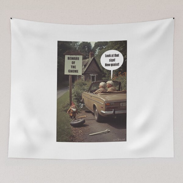 Item preview, Beware of the Gnome! designed and sold by IanBakerToons.